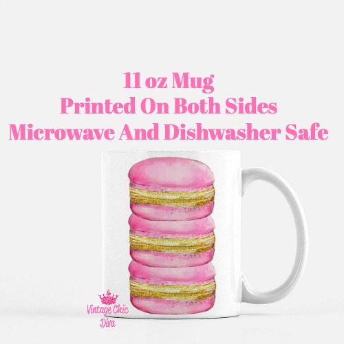 Paris Pink Macarons1 Coffee Mug-