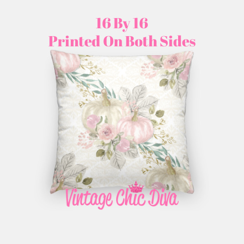 Pastel Pumpkins18 Pillow Case-