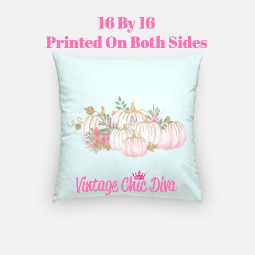 Pastel Pumpkins2 Pillow Case-