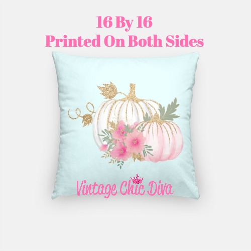 Pastel Pumpkins8 Pillow Case-