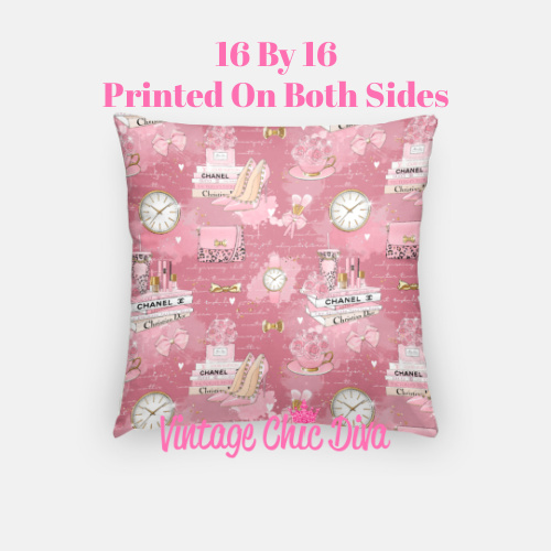 Pink Fashion Pillow