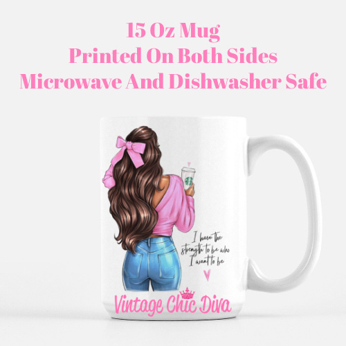 Pink Bow Coffee Girl8 Coffee Mug-