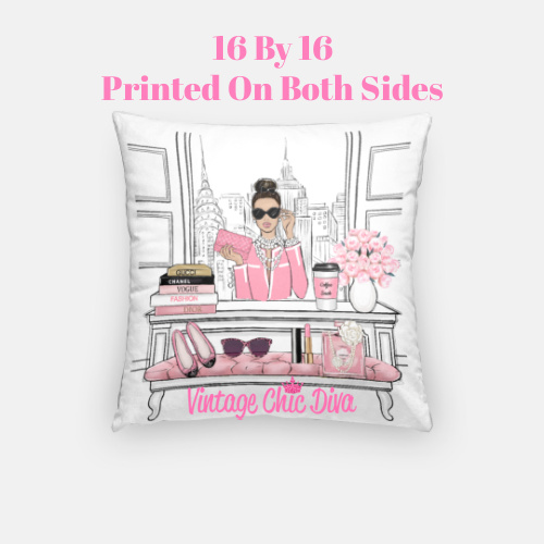 Pink Girl Boss5 Pillow Case-