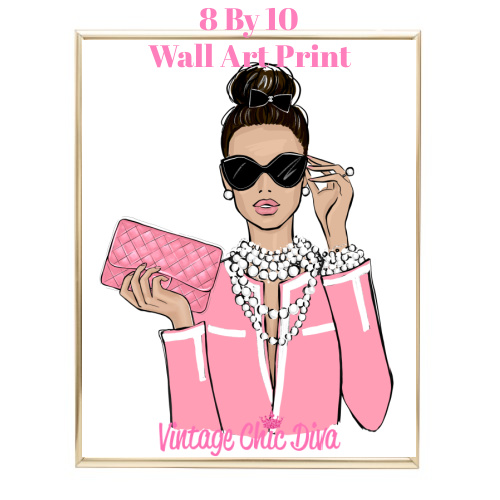 Fashion Girl Fashion Wall Art Print