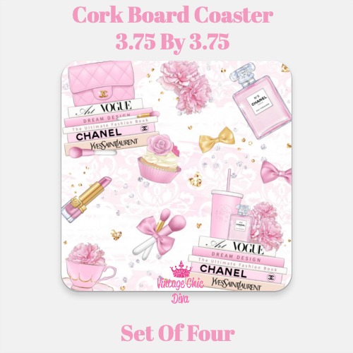 Pink Glam3 Coaster-