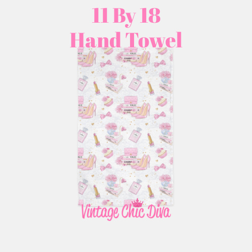 Pink Glam4 Hand Towel-