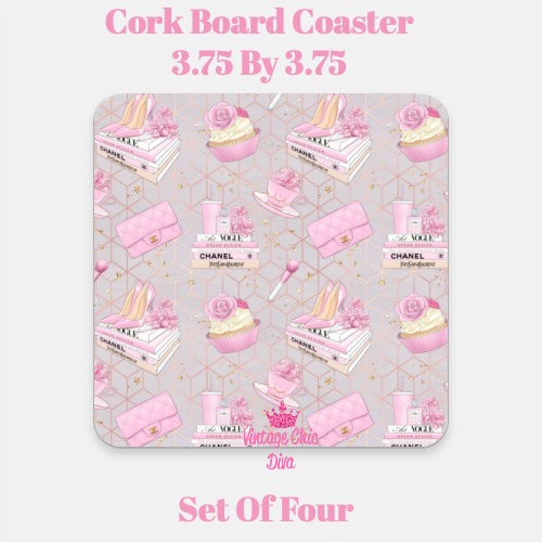 Pink Glam9 Coaster-