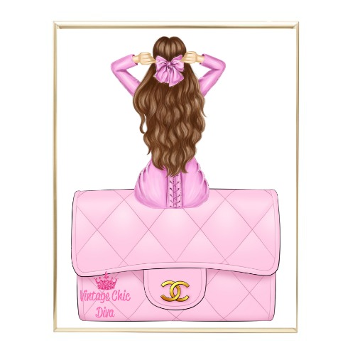 Pink Glam Fashion Girl Set 11 Wh Bg-