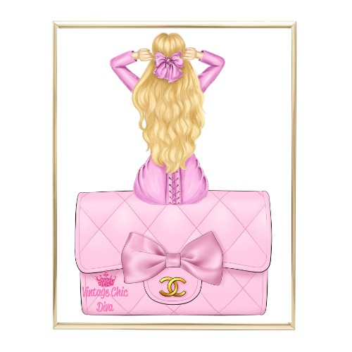 Pink Glam Fashion Girl Set 18 Wh Bg-