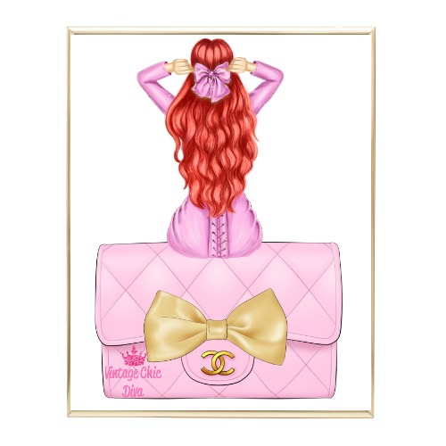 Pink Glam Fashion Girl Set 24 Wh Bg-