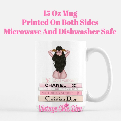 Pink Love Fashion Girl10 Coffee Mug-