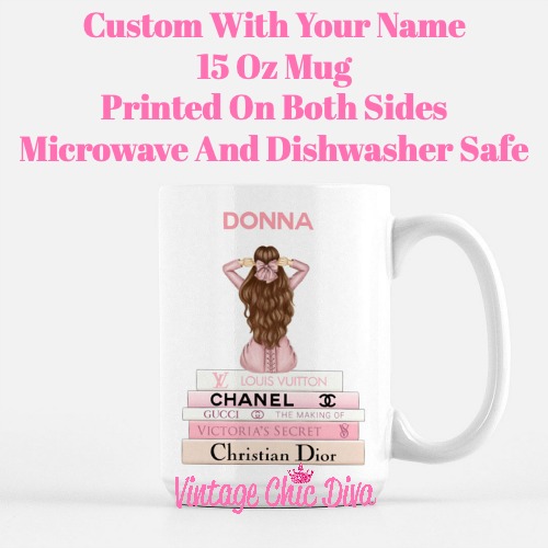 Pink Love Fashion Girl14 Coffee Mug-