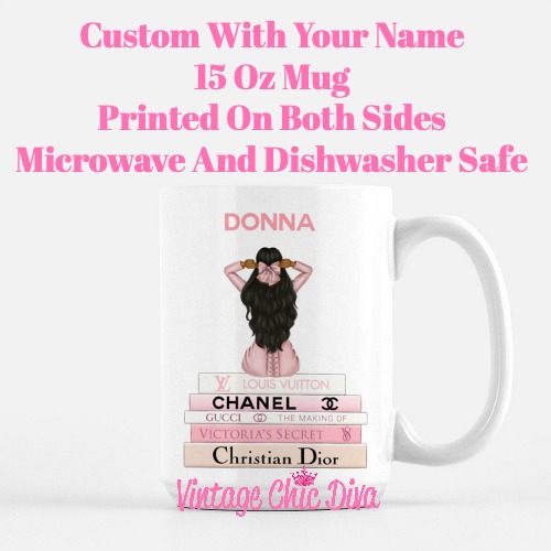 Pink Love Fashion Girl15 Coffee Mug-