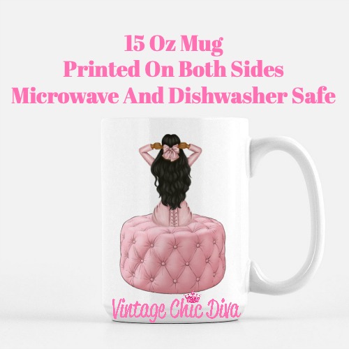 Pink Love Fashion Girl25 Coffee Mug-