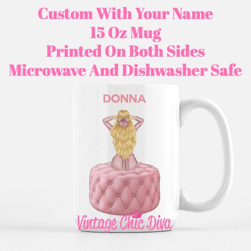 Pink Love Fashion Girl27 Coffee Mug-