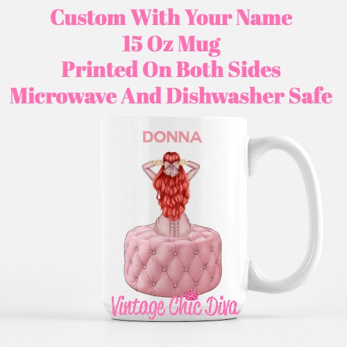 Pink Love Fashion Girl28 Coffee Mug-
