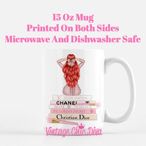 Pink Love Fashion Girl3 Coffee Mug-