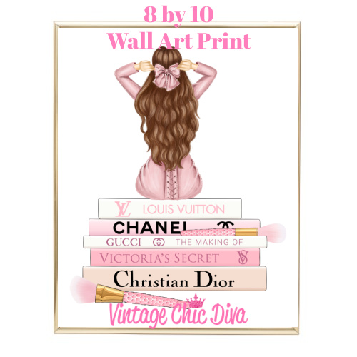 Fashion Girl Fashion Wall Art Print