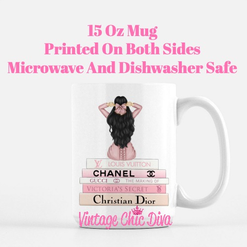 Pink Love Fashion Girl6 Coffee Mug-