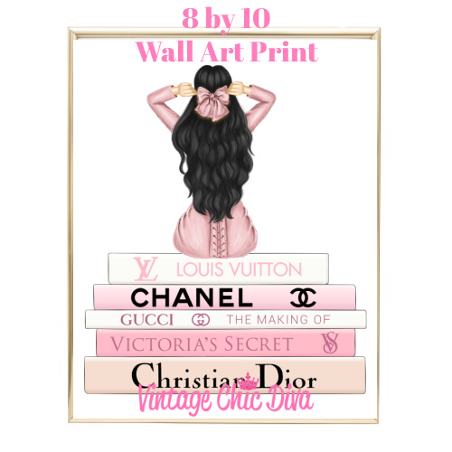 Fashion Girl Fashion Wall Art Print