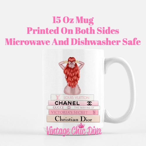 Pink Love Fashion Girl8 Coffee Mug-