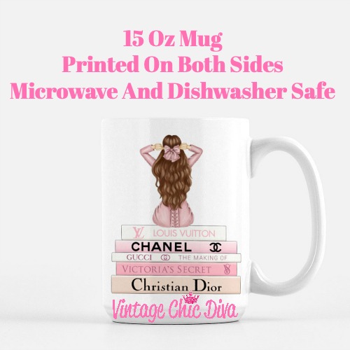 Pink Love Fashion Girl9 Coffee Mug-