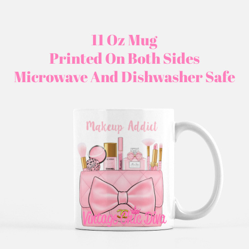 Pink Love Makeup Bag13 Coffee Mug-