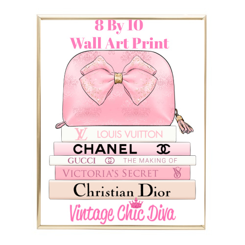 Pink Fashion Wall Art Print
