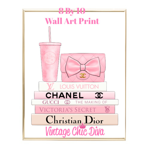 Pink Fashion Wall Art Print