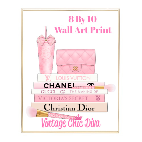 Pink Fashion Wall Art Print