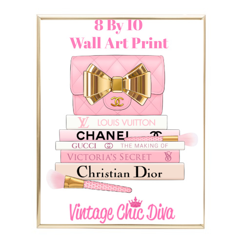 Pink Fashion Wall Art Print