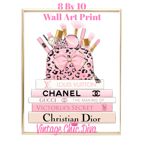 Pink Fashion Wall Art Print