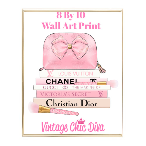 Pink Fashion Wall Art Print