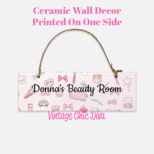 Pink Makeup Beauty Room Sign1-