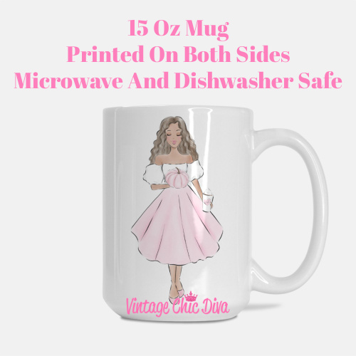 Pink Pumpkin Girl3 Coffee Mug-