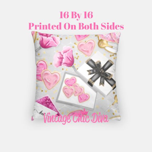 Pink Sweet Fashion2 Pillow Case-