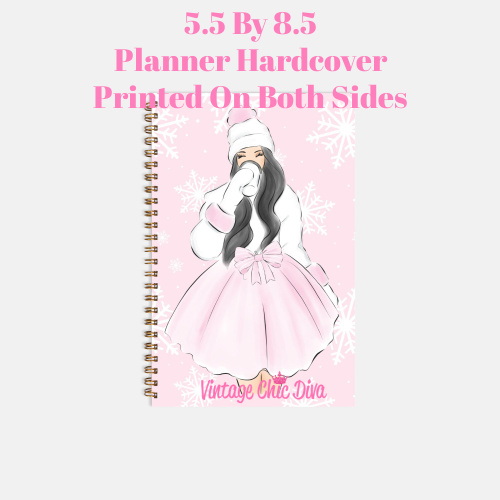 Pink Winter Girl1 Planner-