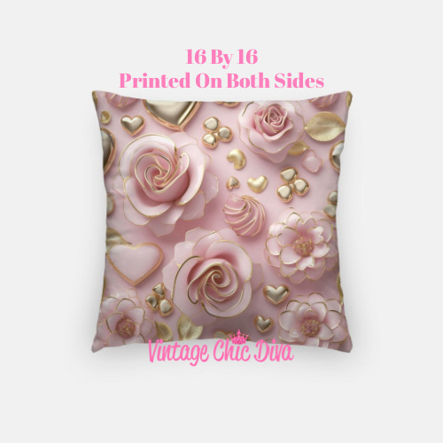 Pretty Hearts5 Pillow Case-