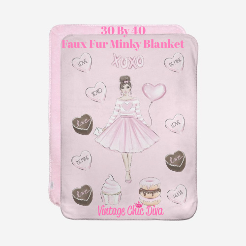 Val Day Girl Set3 Blanket-