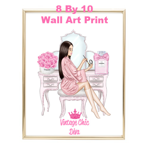 Fashion Girl Fashion Wall Art Print