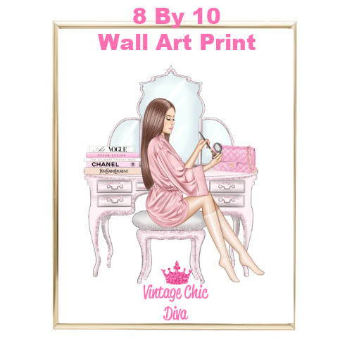 Fashion Girl Fashion Wall Art Print