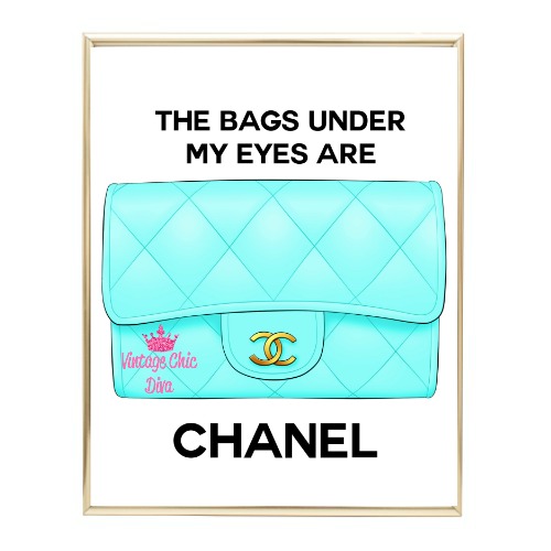 Aqua Glam Chanel Handbag6 Wh Bg-
