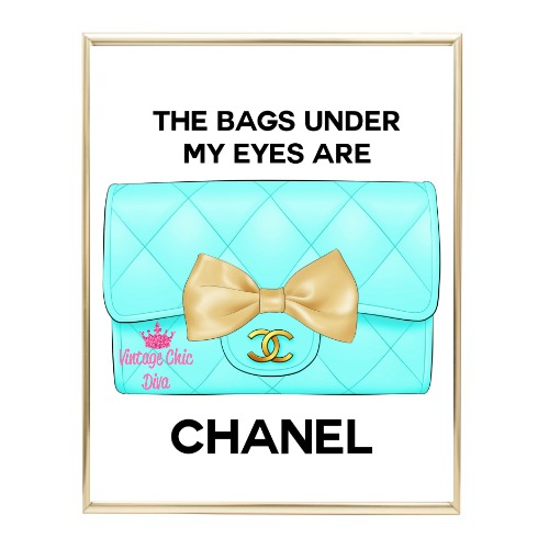 Aqua Glam Chanel Handbag8 Wh Bg-