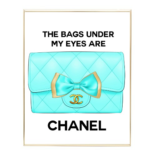 Aqua Glam Chanel Handbag9 Wh Bg-