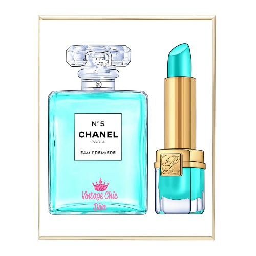 Aqua Glam Chanel Perfume Lipstick1 Wh Bg-