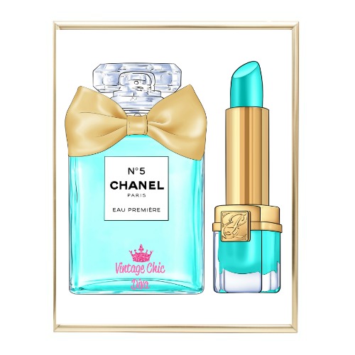 Aqua Glam Chanel Perfume Lipstick3 Wh Bg-