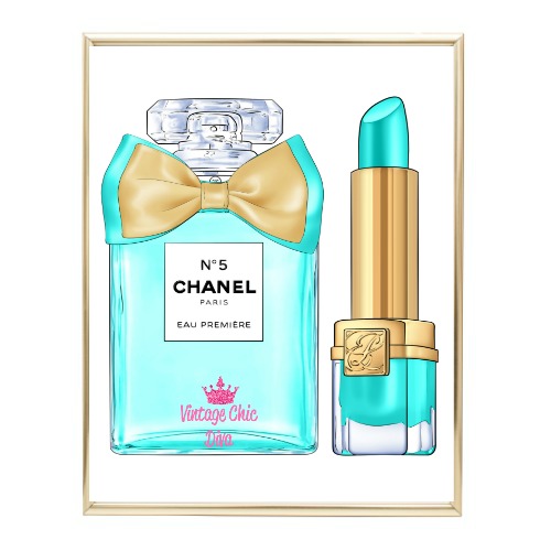 Aqua Glam Chanel Perfume Lipstick5 Wh Bg-