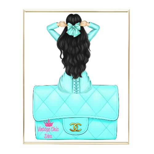 Aqua Glam Fashion Girl Set12 Wh Bg-