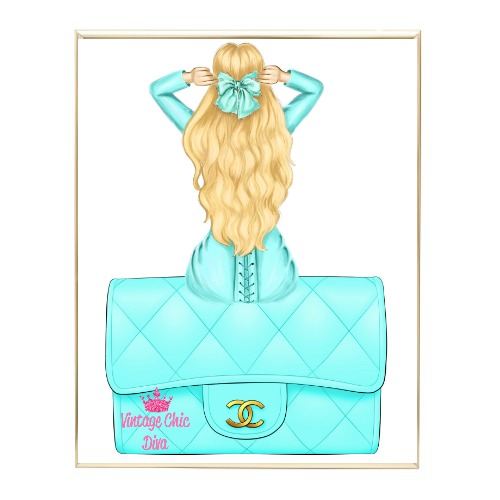 Aqua Glam Fashion Girl Set13 Wh Bg-