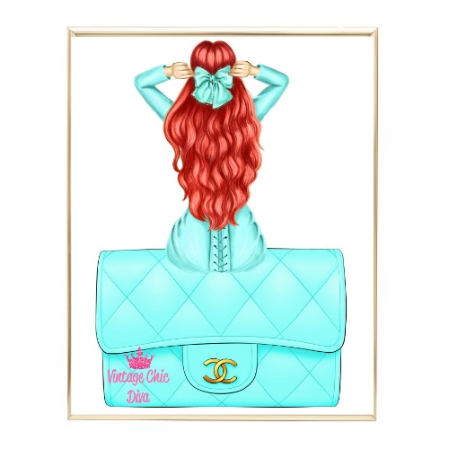 Aqua Glam Fashion Girl Set14 Wh Bg-